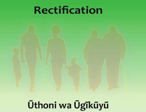 Kikuyu Marriage and Rectification: From Cultural Disruption to Reclamation
